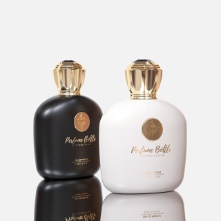 Botol Minyak Wangi Wanita Mewah Kosong Reka Bentuk Unik 30ml 50ml 100ml Botol Semburan Kaca Minyak Wangi