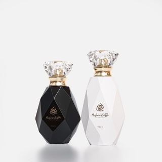 Botol Minyak Wangi Bentuk Unik Mewah 100ml Botol Wangian Botol Minyak Wangi Mudah Alih dengan Penyembur Kelim