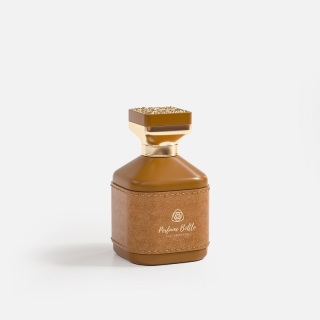 Frasco de perfume de gran venta, frasco de perfume cuadrado de 30 ml, frasco de perfume vacío de 50 ml con tapa de lujo.