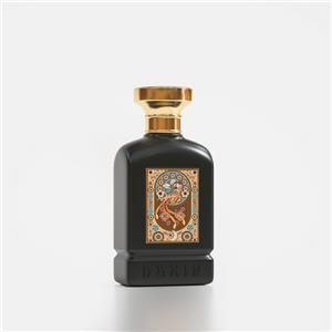 Botol Minyak Wangi Hitam Kosong Mewah Reka Bentuk Baharu 50ml 100ml Botol Minyak Wangi Kosong Pengabut Kaca Rata