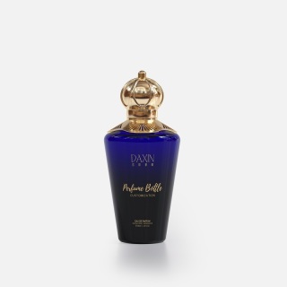 Botol Minyak Wangi Kosong Warna Matte 100 ml Botol Minyak Wangi Reka Bentuk Baharu 100ml dengan Penutup Mahkota Emas