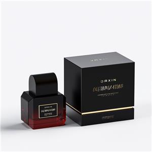 Botol Parfum Persegi Hitam 100ml Harga Terbaik, Botol Parfum Kosong 50ml dengan Kotak dan Tutup