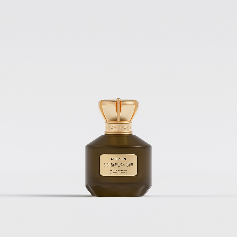 Botol Parfum Kaca Kosong Warna Matte dengan Desain Logo Kustom, Tutup Zamac, dan Kemasan Kotak.