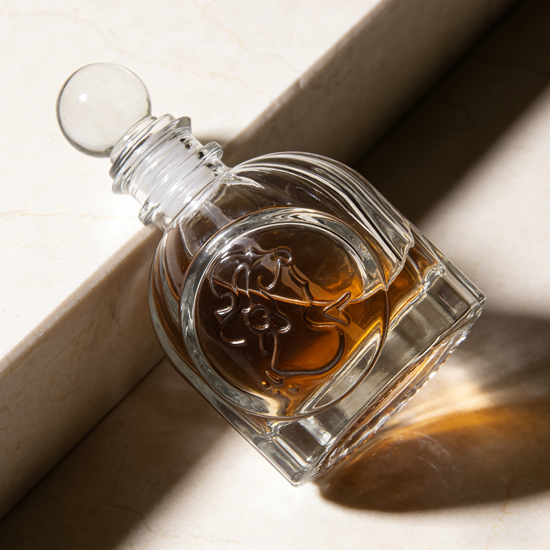 Botol Kaca Bulat Transparan Isi Ulang Mewah, Dijual Pabrik, untuk Dekorasi Rumah, Stok Tersedia, Ukuran 50ml dan 100ml