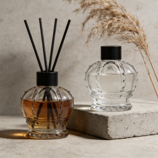 Custom Logo Color Available 100ml Luxury Reed Diffuser Glass Bottle for Aromatherapy Scented Container