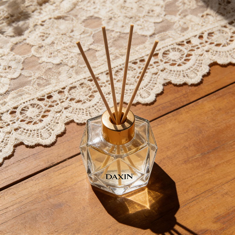 Botol Kaca Diffuser Aromaterapi Berbentuk Belah Ketupat Unik 100ml 200ml