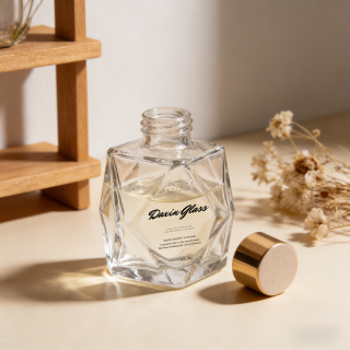 Botol Kaca Diffuser Aromaterapi Berbentuk Belah Ketupat Unik 100ml 200ml