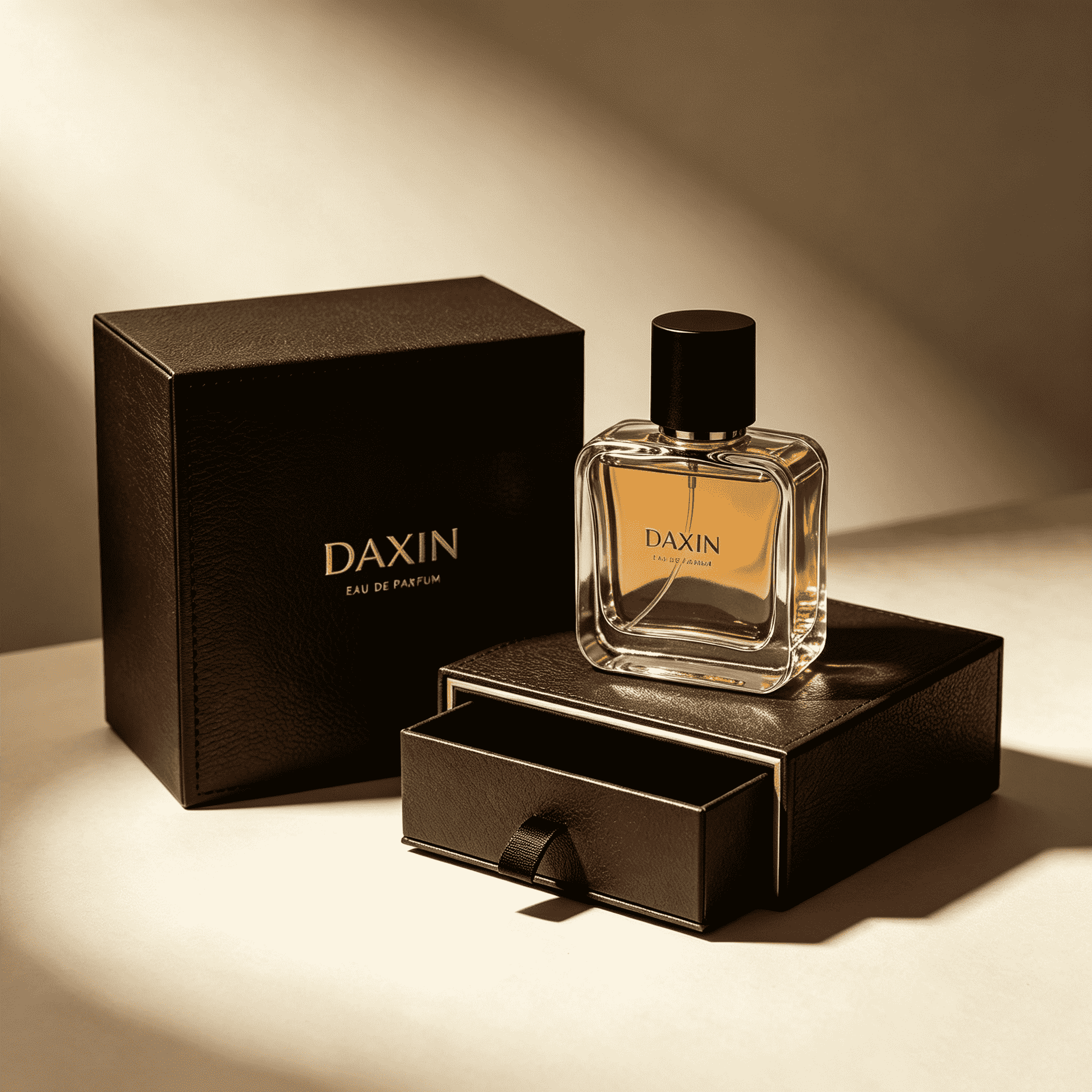 OEM ODM 30ml 50ml 100ml Wholesale Square Glass Bottle Perfume Bottle with Black Cap