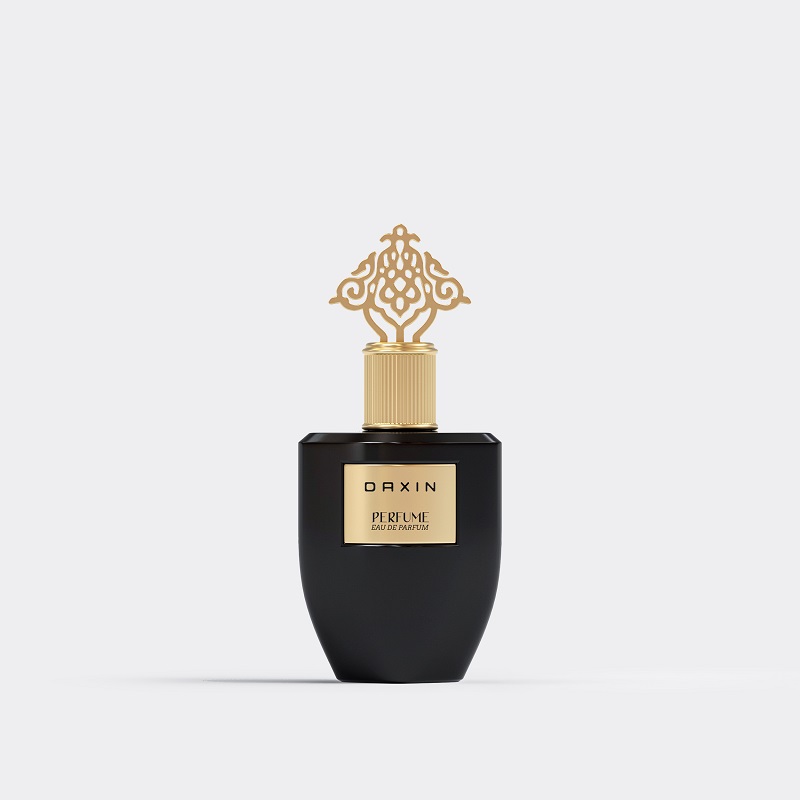 OEM Custom Pattern Design Colorful Empty Perfume Bottle 50ml 100ml Crimp Luxury Glass Perfume Bottle with Box
