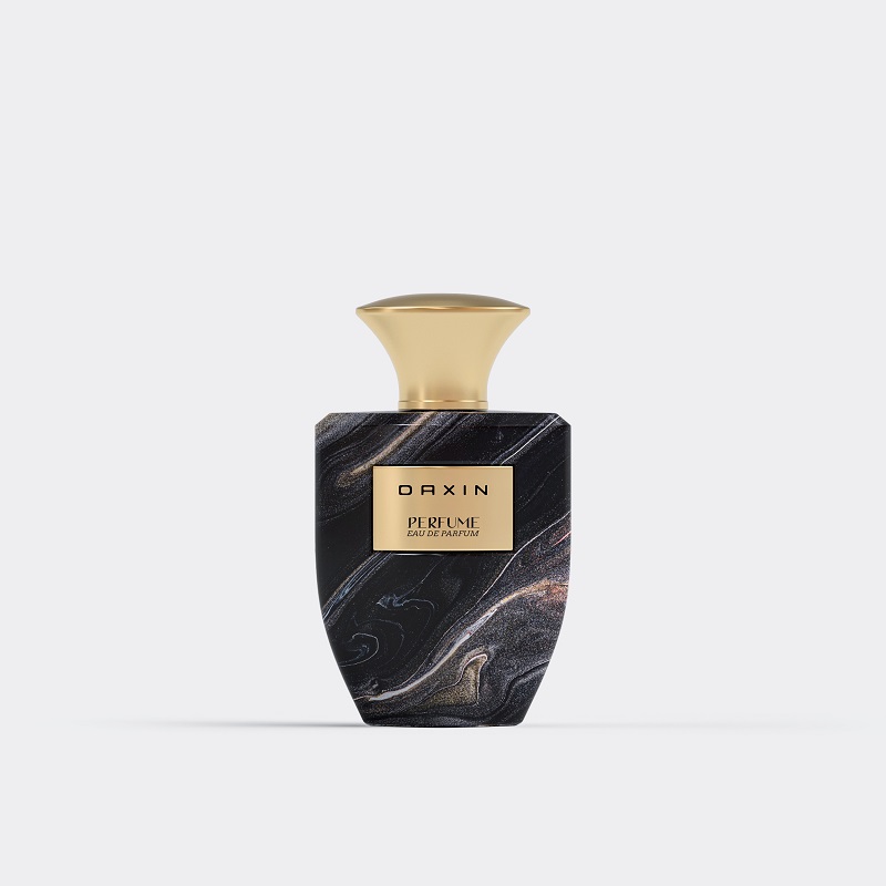 OEM Custom Pattern Design Colorful Empty Perfume Bottle 50ml 100ml Crimp Luxury Glass Perfume Bottle with Box