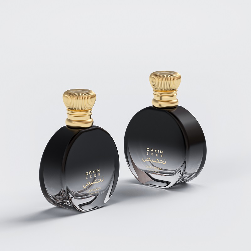Empty Luxury Plain Perfume Bottles 30ml 100ml Cologne Bottle with Pump Sprayer and Screen Printing