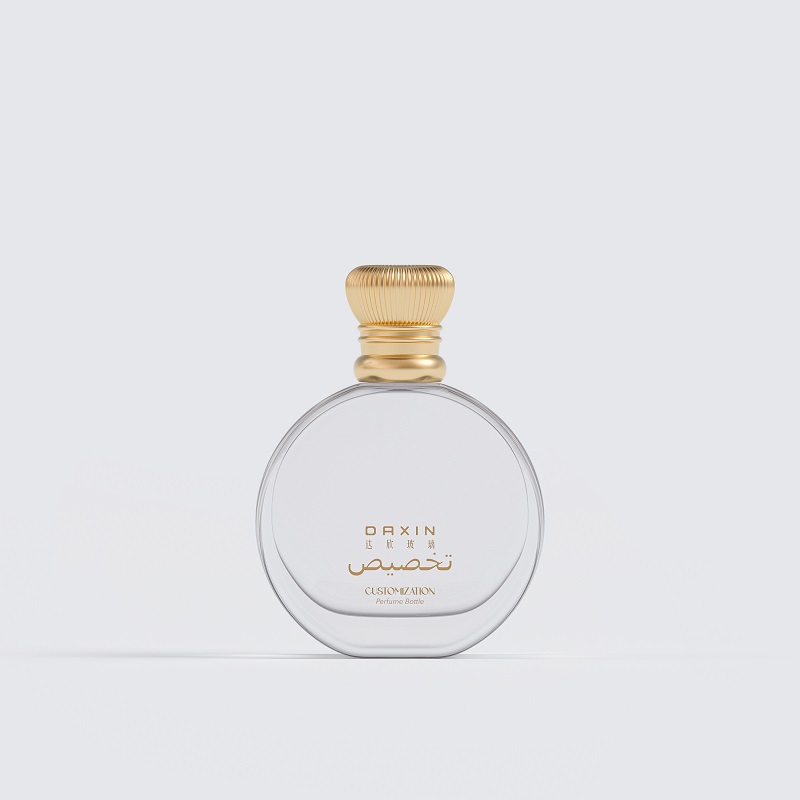 Empty Luxury Plain Perfume Bottles 30ml 100ml Cologne Bottle with Pump Sprayer and Screen Printing