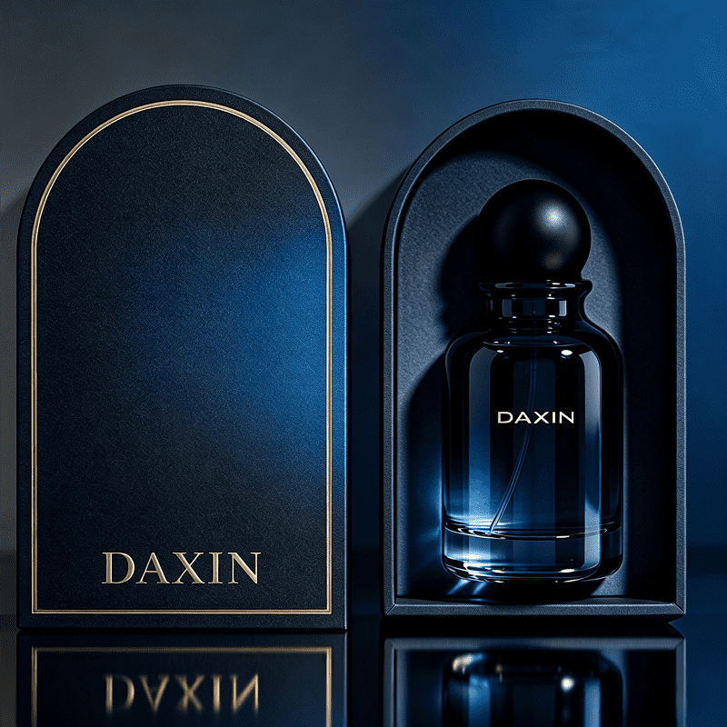 ODM OEM Custom Perfume Packaging Gradient Color Cologne Glass Bottle 30ml 50ml 100ml with Matte Black Cap