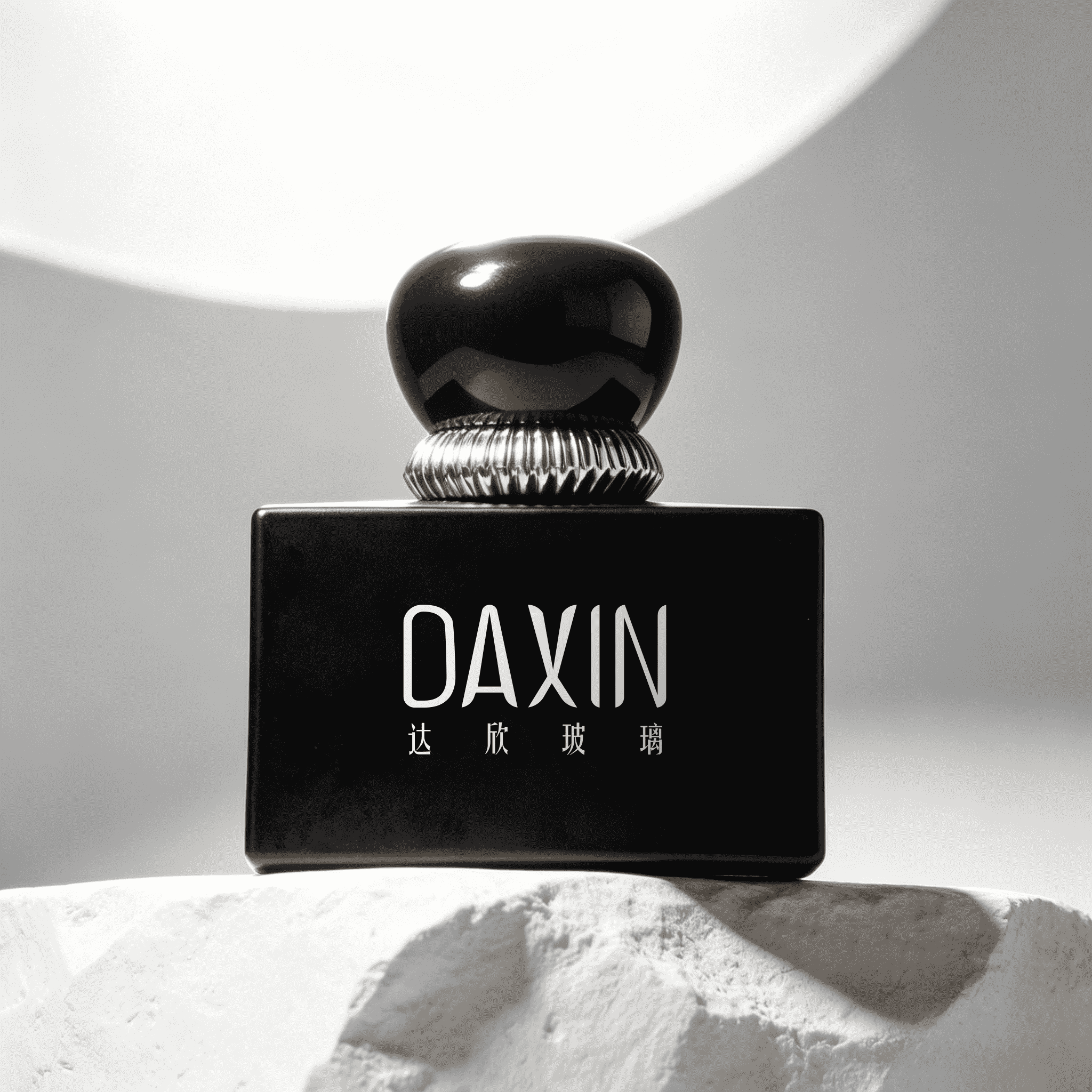 Black Flat Perfume Bottle Black Flat Perfume Bottle