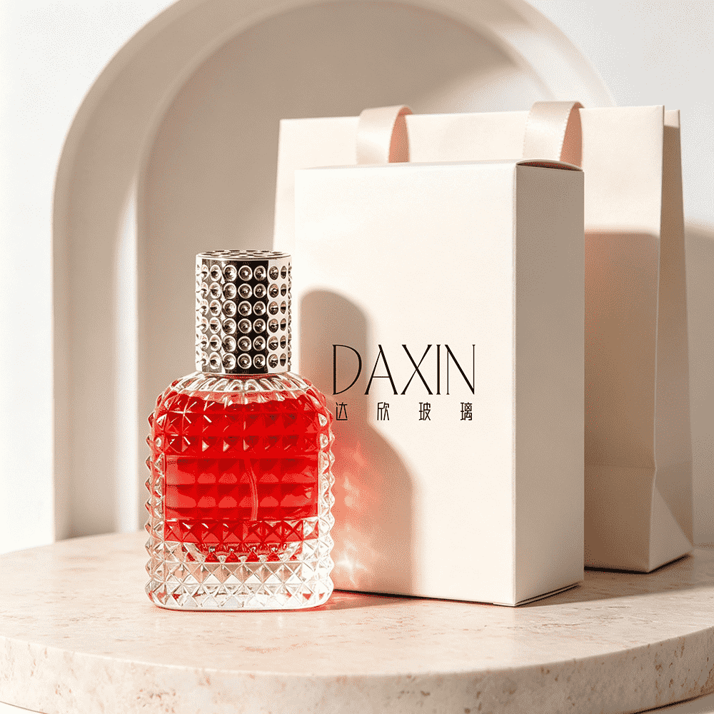 장식용 30ml/50ml 유리 향수병 (뚜껑 포함)