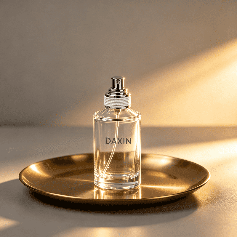 30ml, 50ml, 100ml 용량의 고급 원형 유리 향수병/스프레이 용기