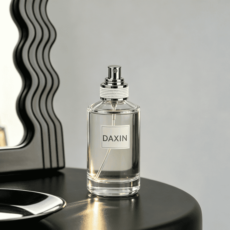 30ml, 50ml, 100ml 용량의 고급 원형 유리 향수병/스프레이 용기