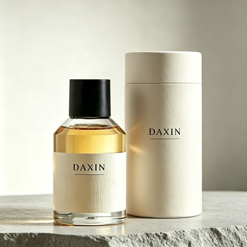 Confezione personalizzata di lusso a cilindro rotondo per profumo, flacone premium per profumo, cosmetico e regalo.