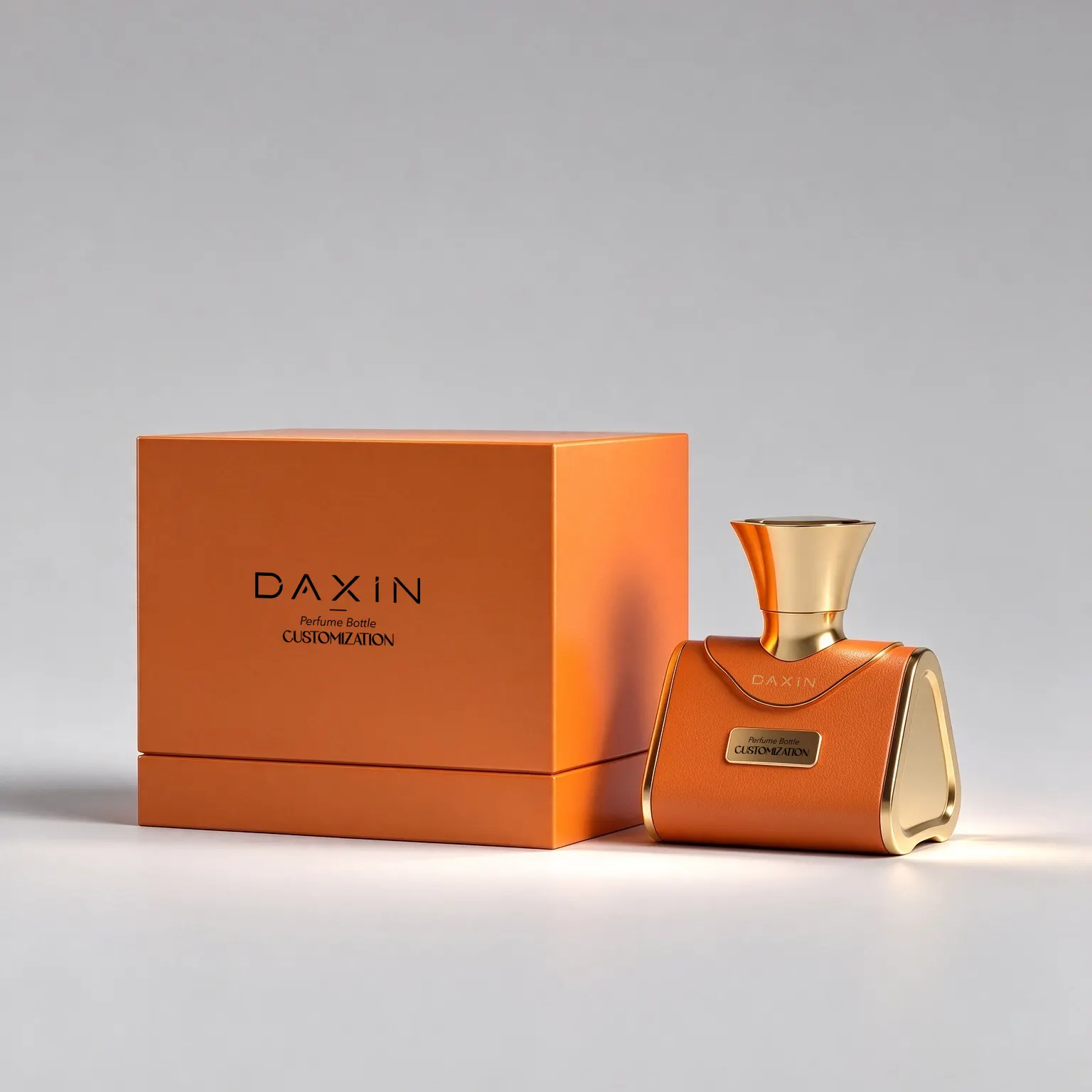 Leather Perfume Bottle with Handbag Shape & Gift Box
