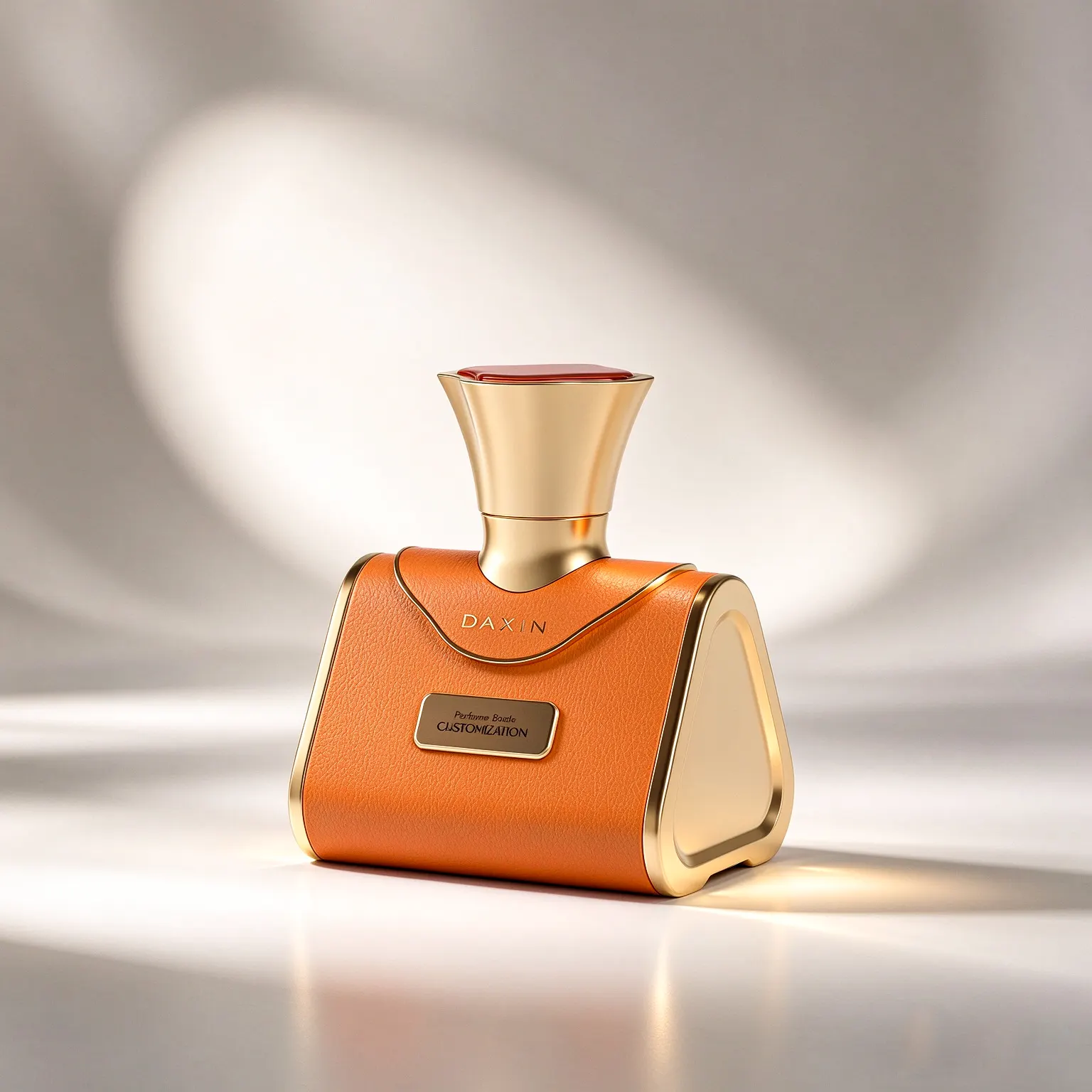 Leather Perfume Bottle with Handbag Shape & Gift Box