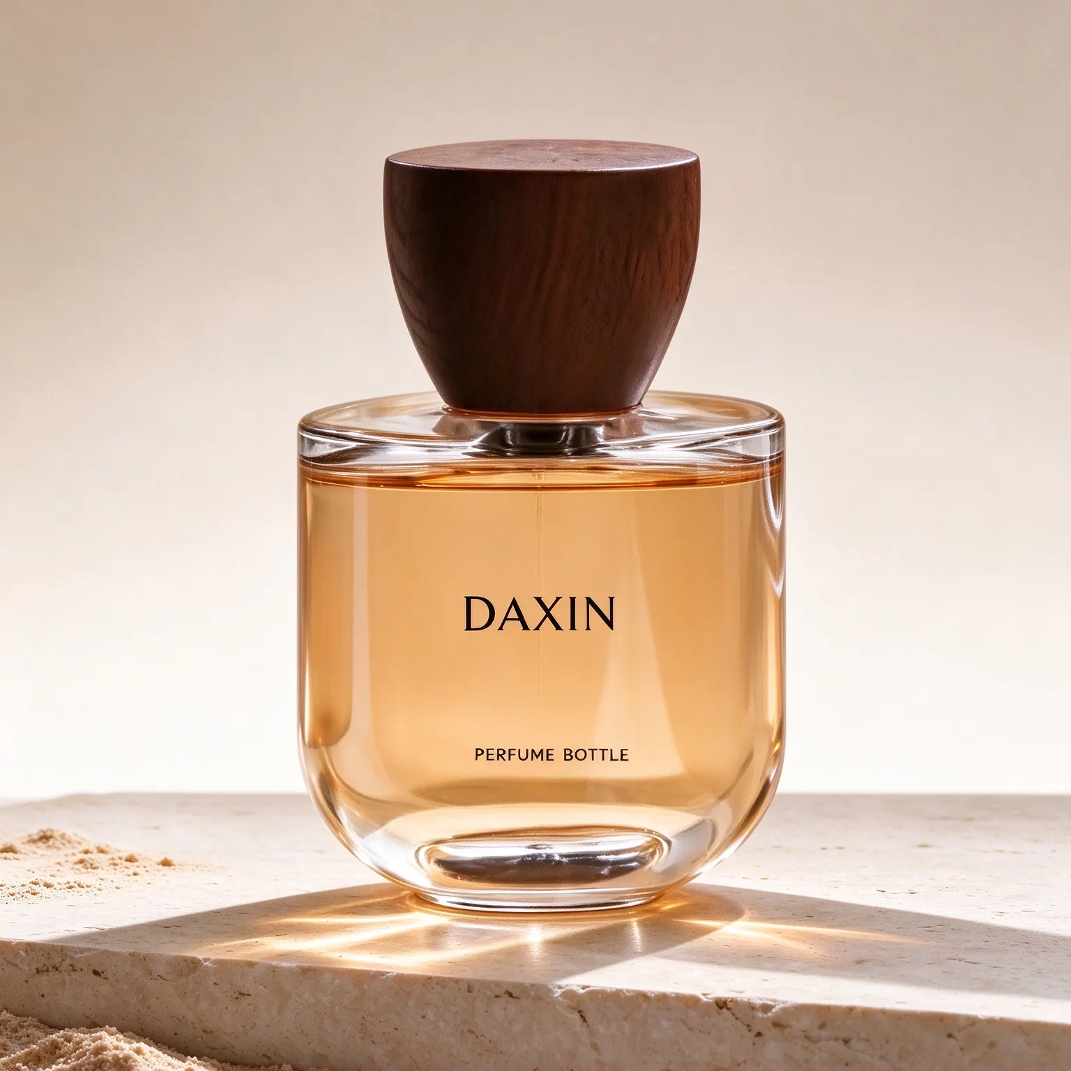 perfume bottle with wooden cap perfume bottle with wooden cap