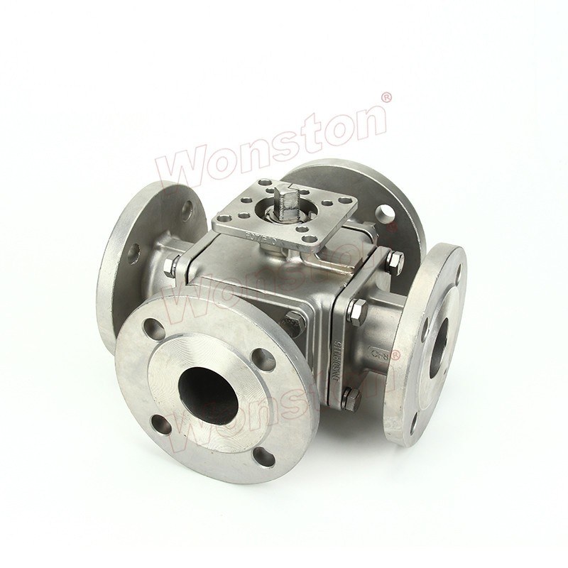 4Way Ball Valve With Direct Mounting Pad