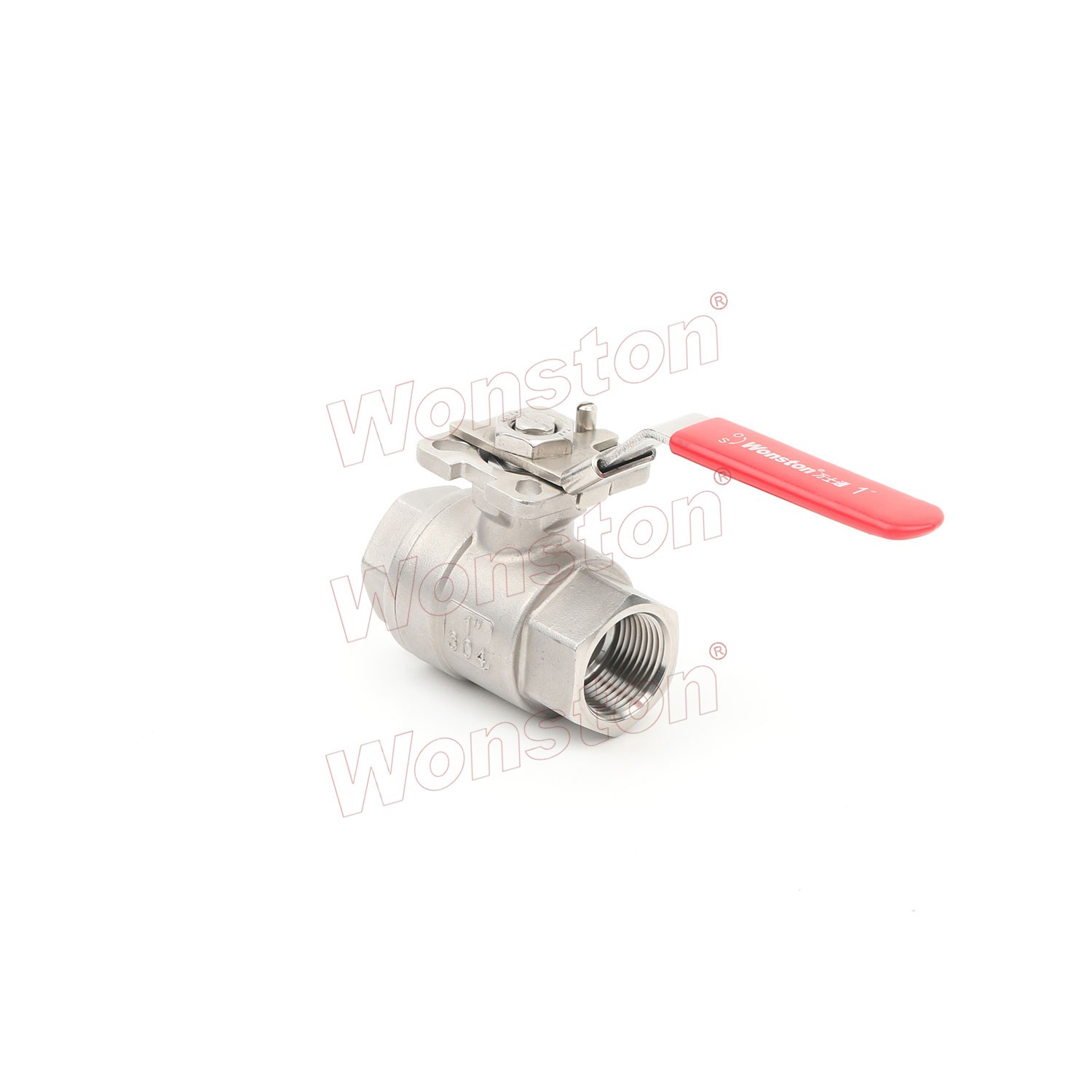 2PC Ball Valve With Direct Mounting Pad 1000WOG