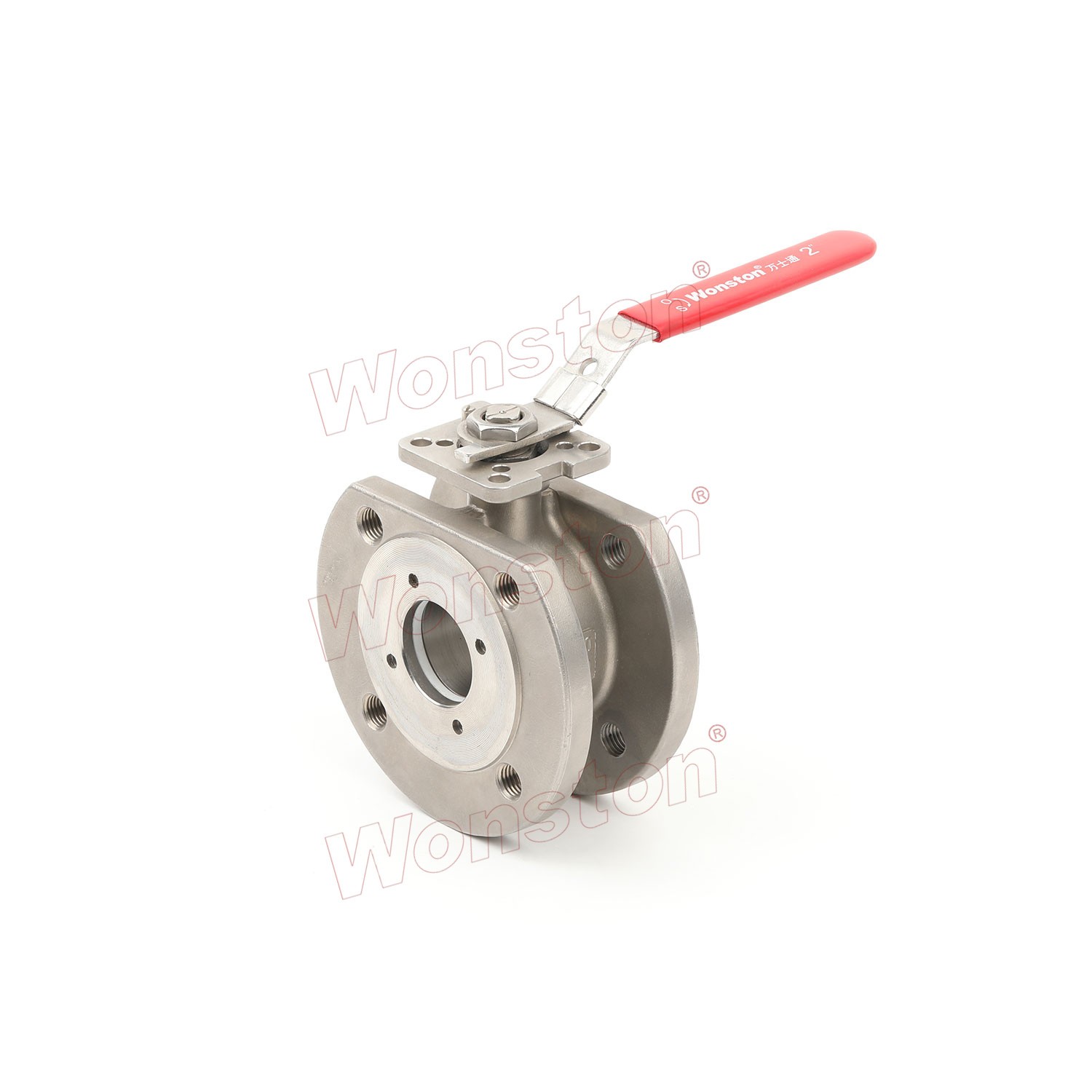 Wafer Type Ball Valve With Direct Mounting Pad