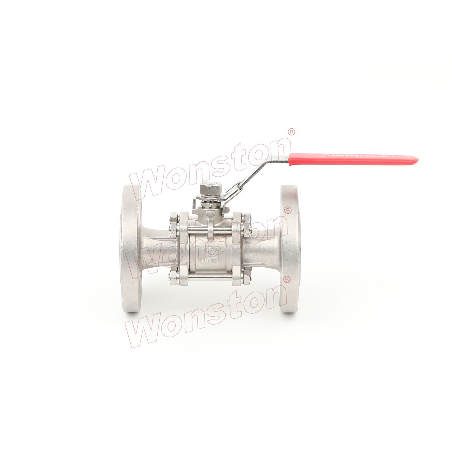 3PC Ball Valve Flanged End DIN PN16 and PN40