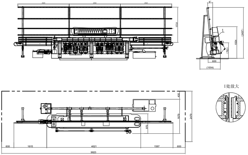 glass polishing machine