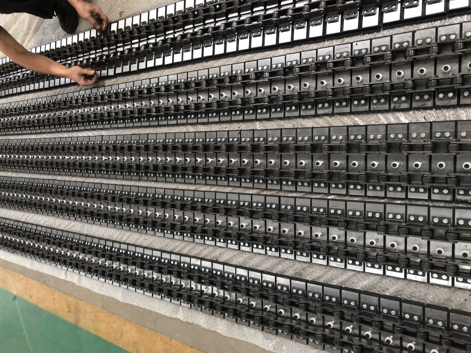 XM371 Glass Straight-line Beveling Machine with 11 spindles