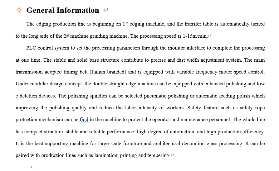 glass edging machine