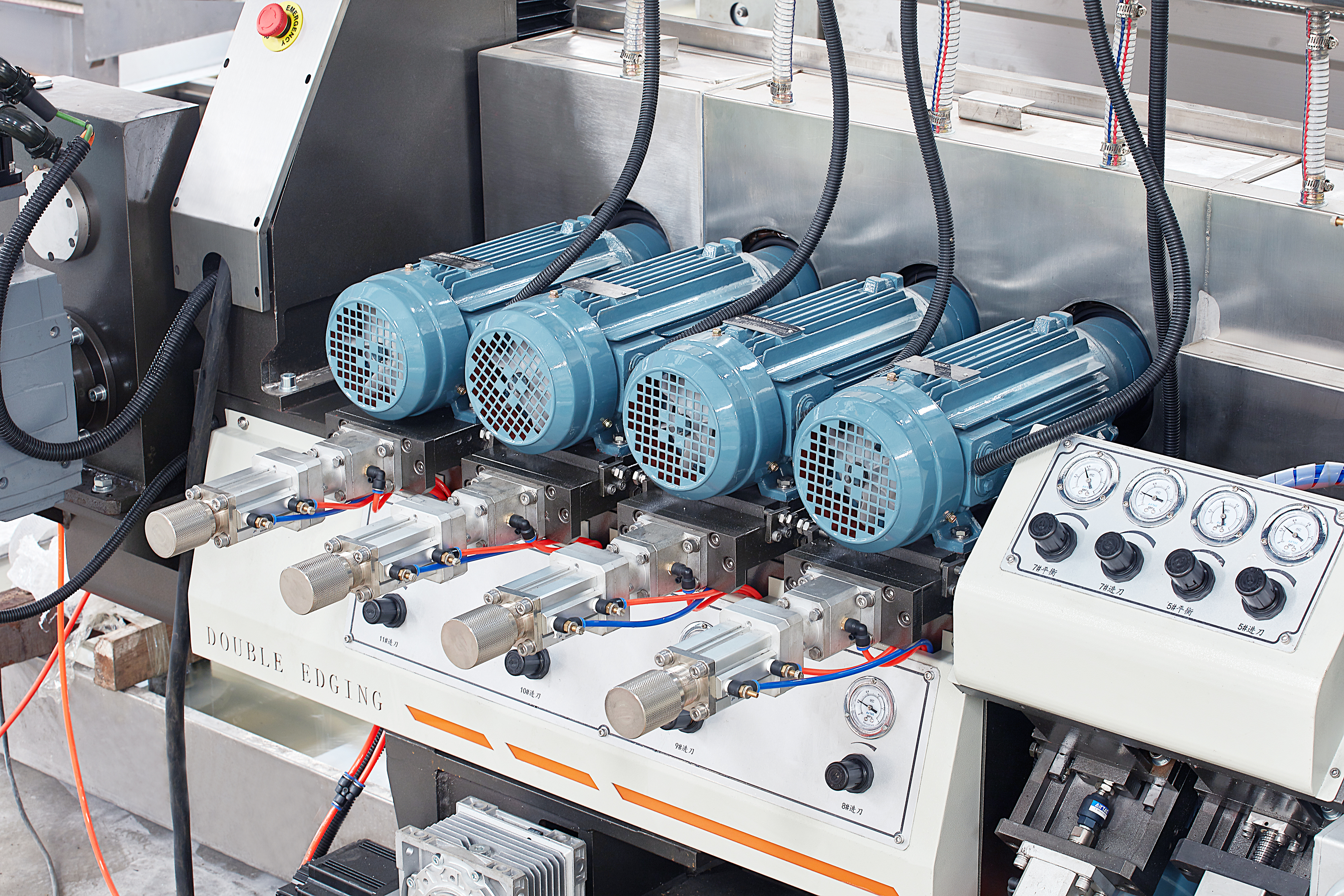SM24 Series 2015 Glass Straight-line Double Edging Processing line