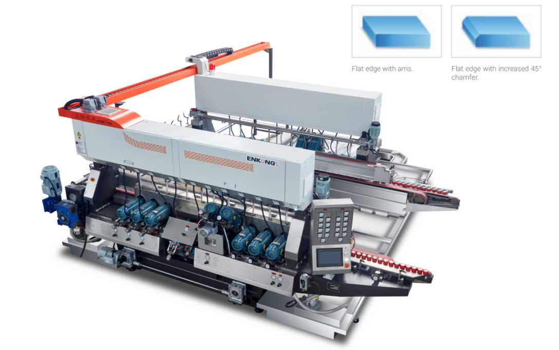 SM2040 Glass Straight-line Double Edging Processing line