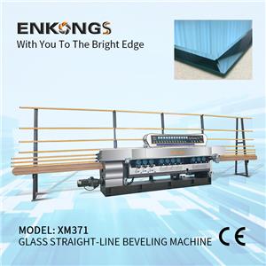 XM371 Glass Straight-line Beveling Machine with 11 spindles