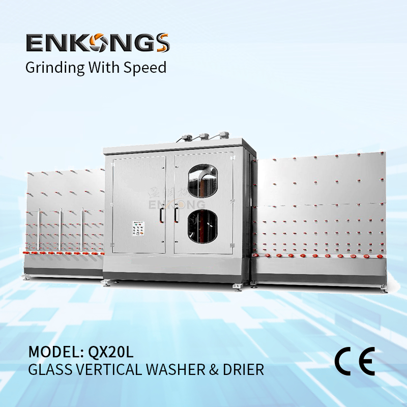 QX25L Glas-Vertikal-Waschmaschine und -Trockner