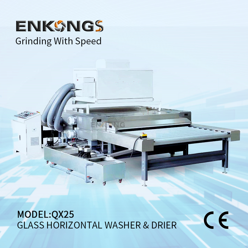 Glass Horizontal Washer & Drier With High-speed