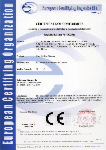 ISO90001 & CE Certificate
