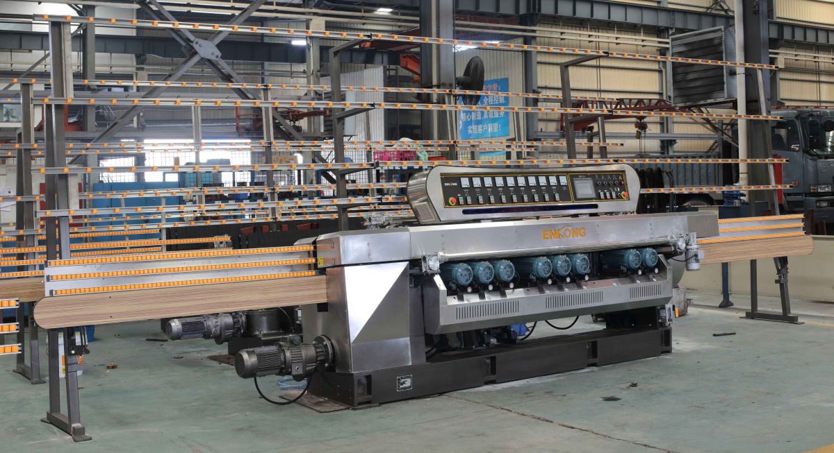 Glass edge grinding machine