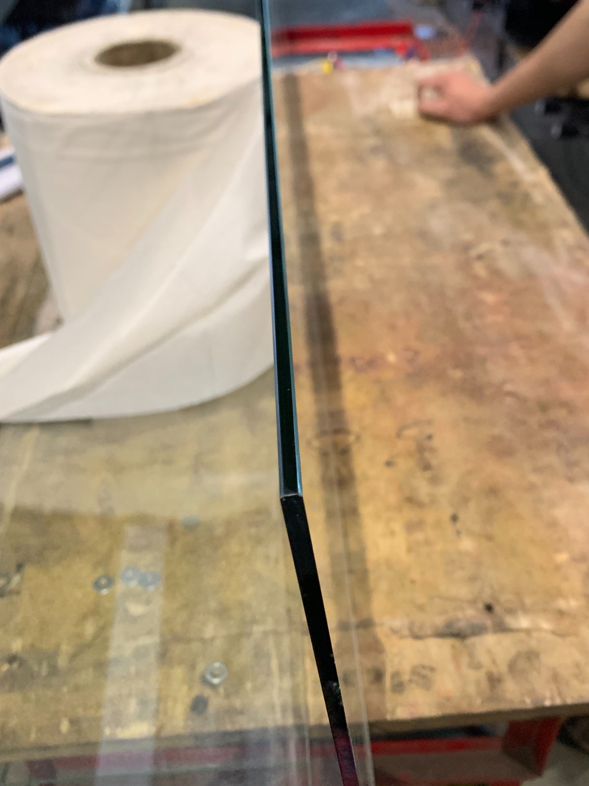 straight-line glass edging machine