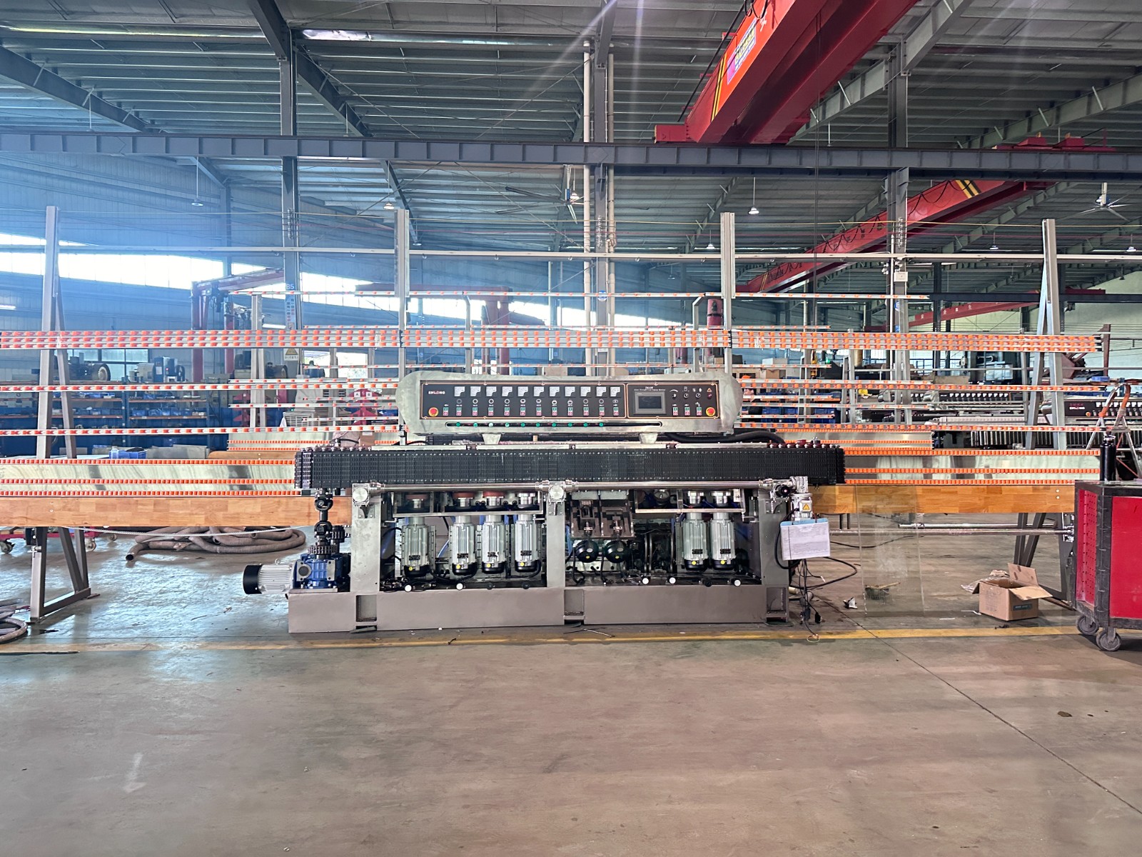 straight-line glass edging machine