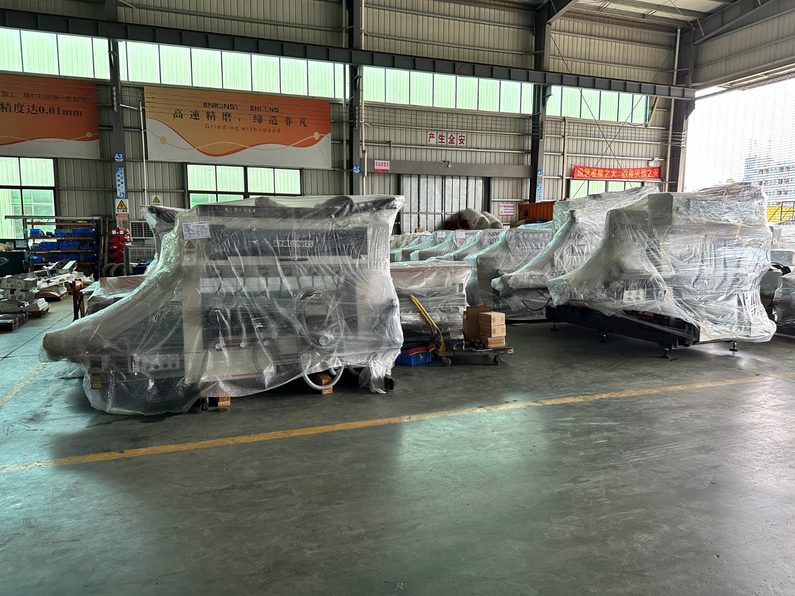 straight-line glass edging machine