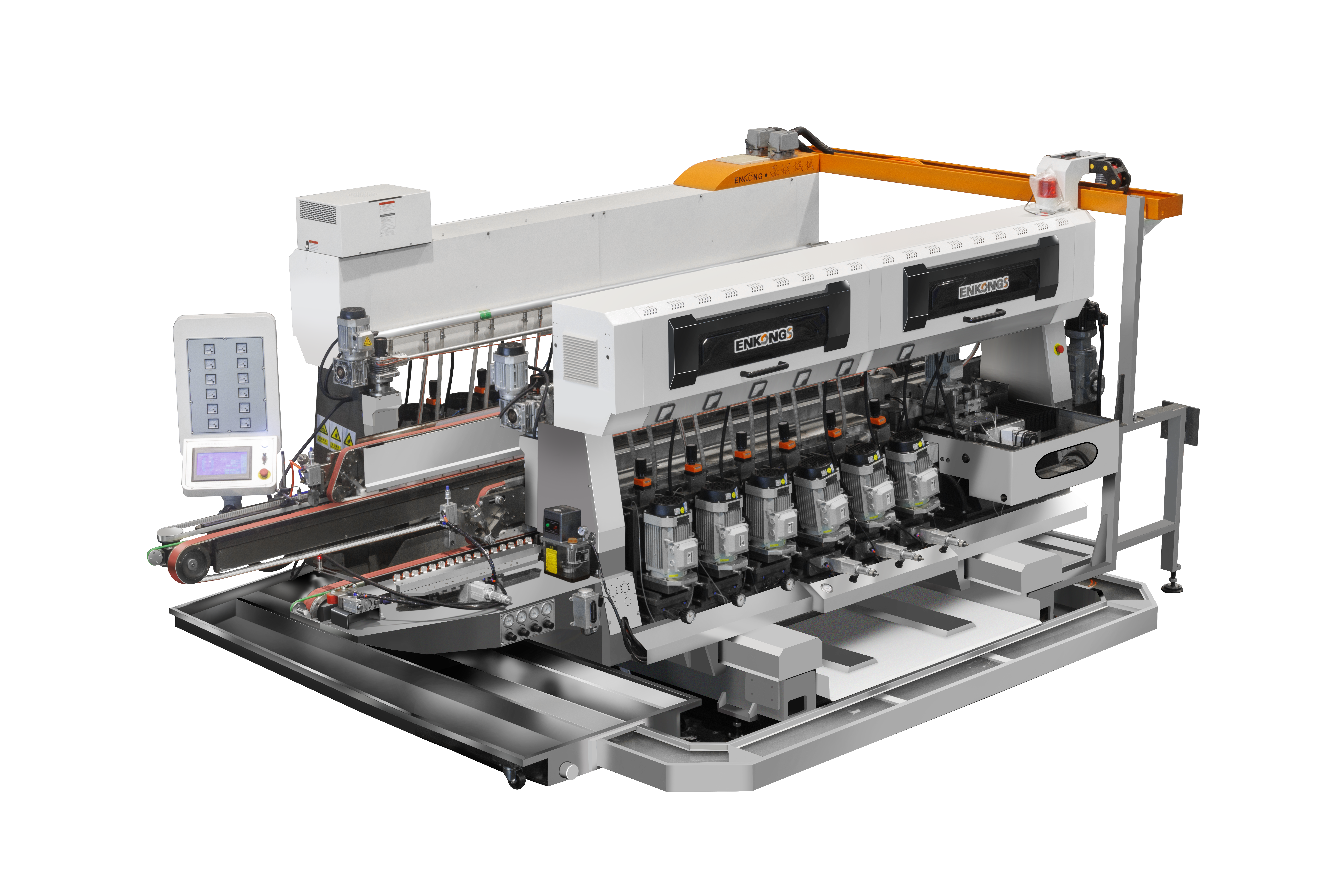 Glass Tracking servo motor chamfered device system Glass Tracking servo motor chamfered device system