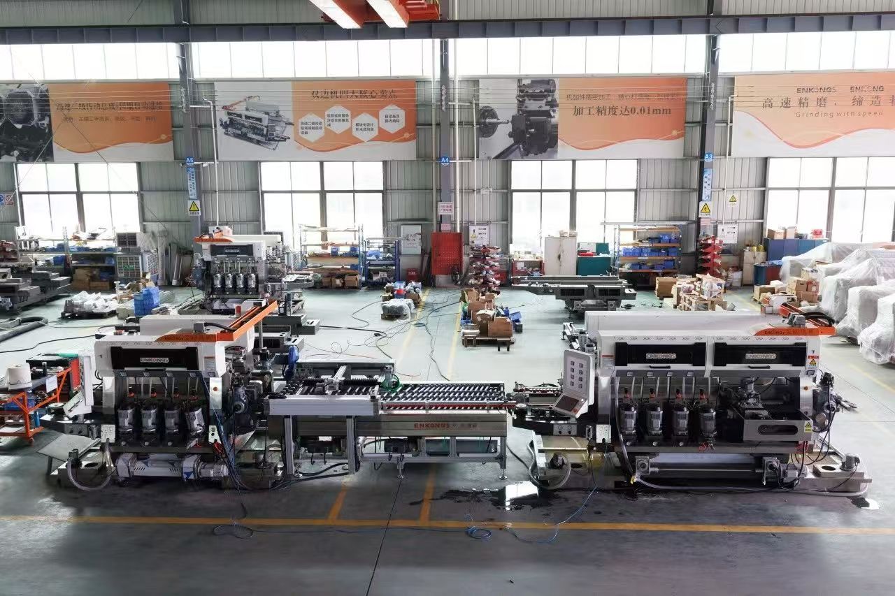 glass double edging machine