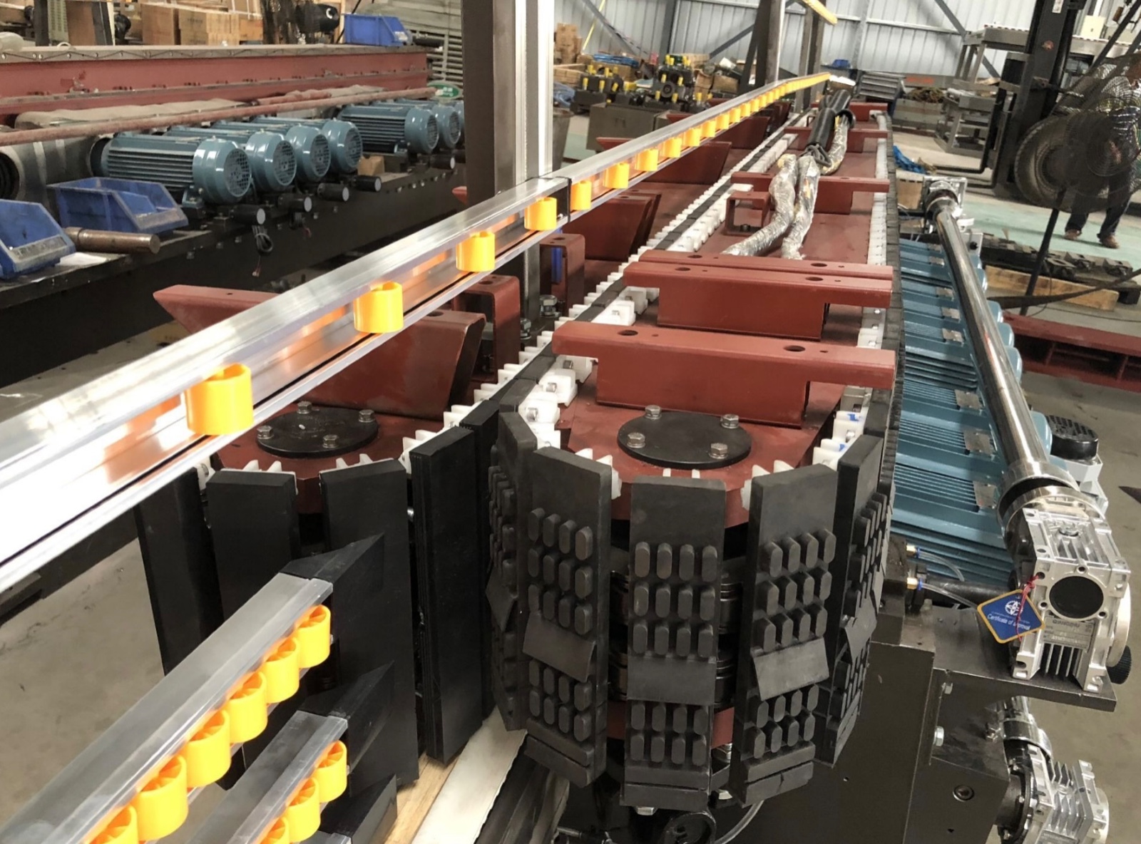 Mirror glass edging machine
