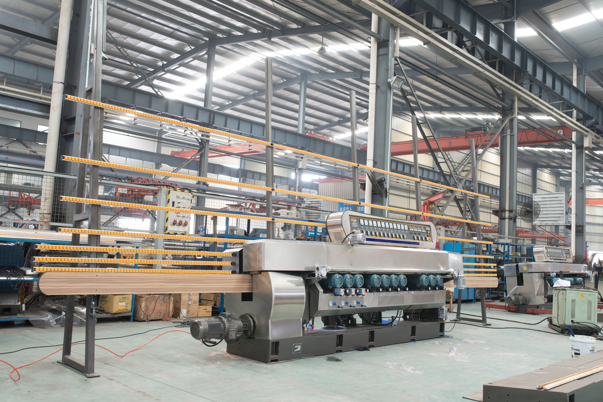 glass straight-line edging machine