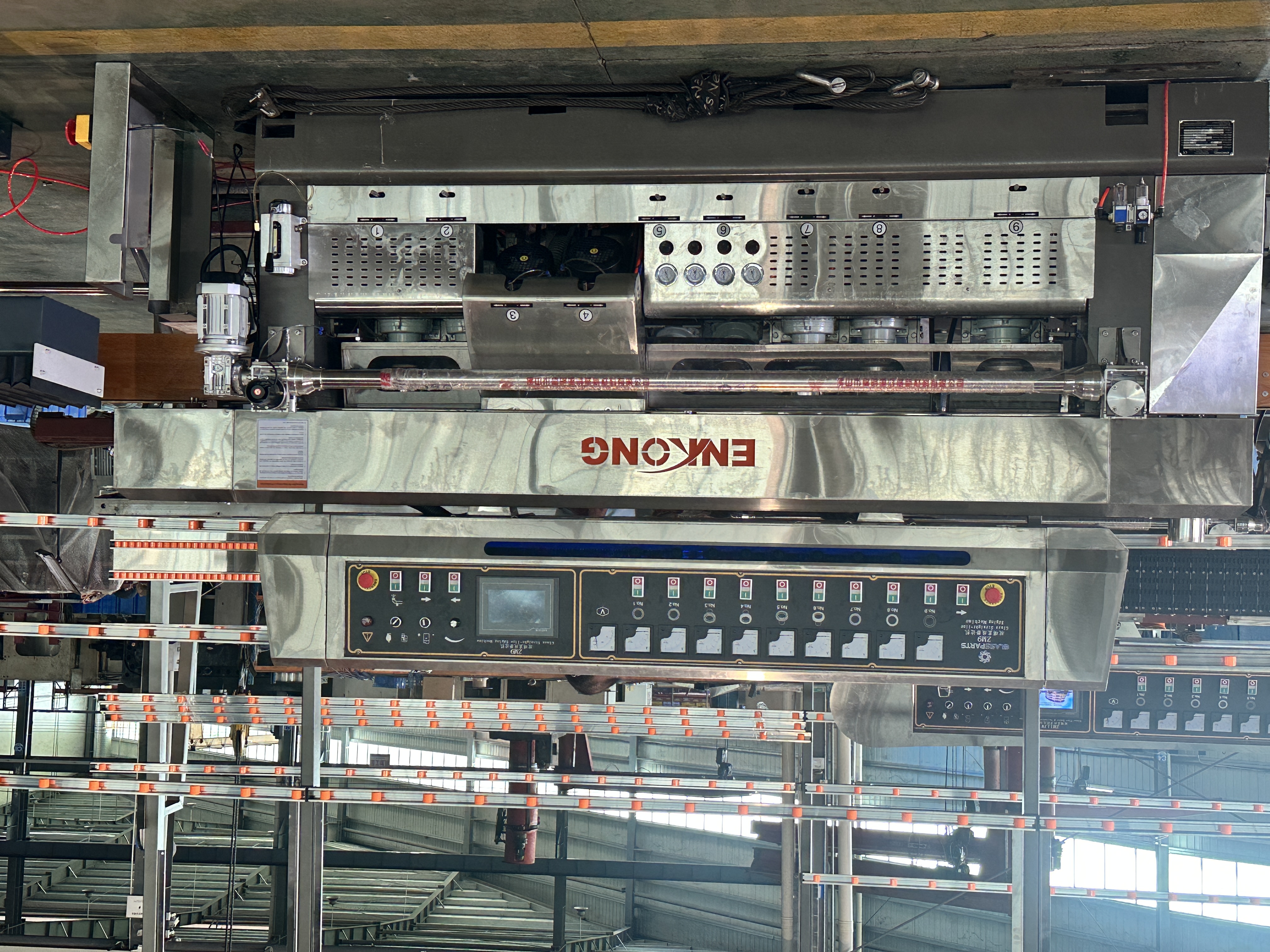 glass straight-line edging machine
