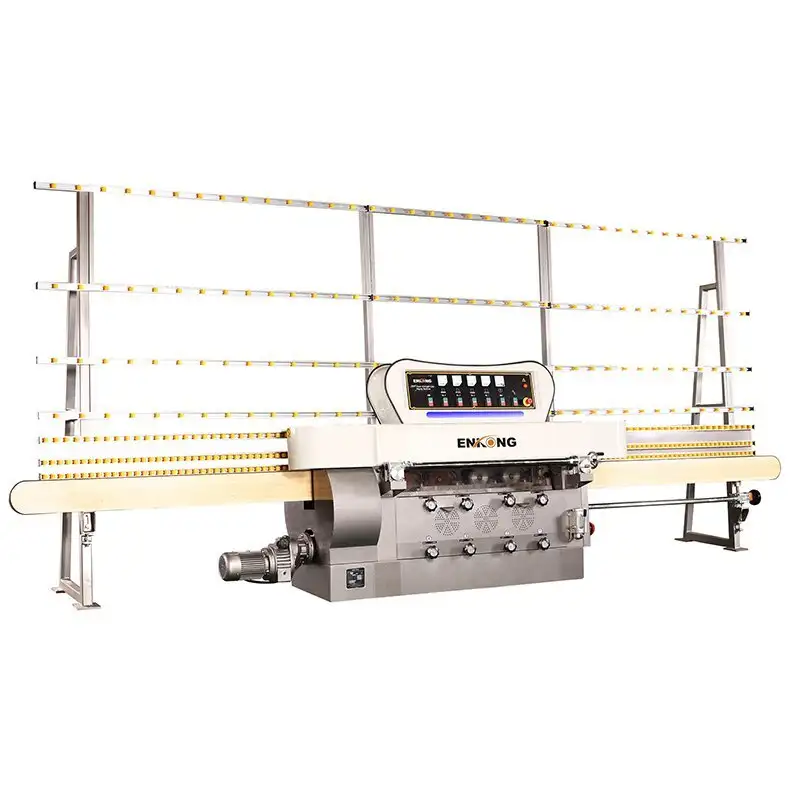 Enkongs Glass straight-line pencil edging machine ZM4Y Enkongs Glass straight-line pencil edging machine ZM4Y