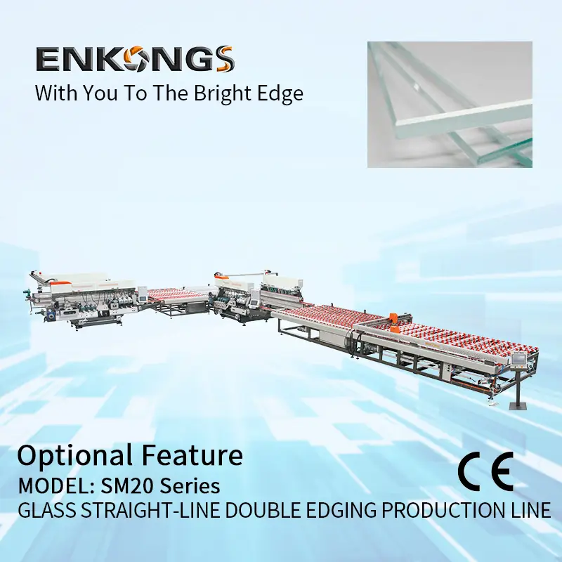 glass double edging machine