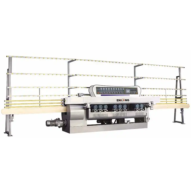 XM351A Glass Shape Edging & Beveling Machine with PLC for Various Edge Finishes